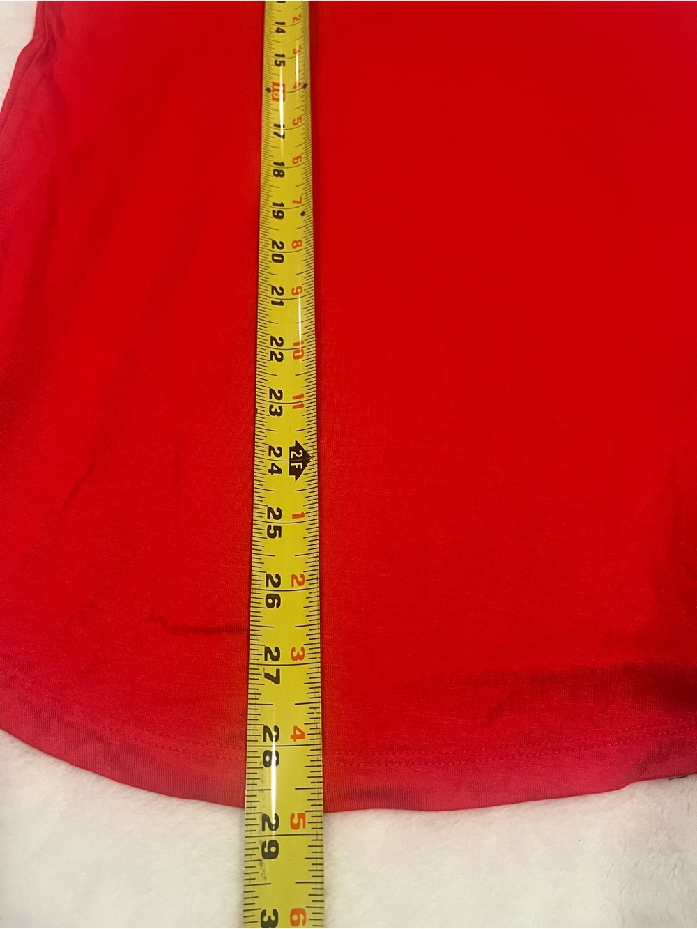 Vibrant Red Racerback Tank Top - Size Small - Picture 6 of 6